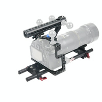 Panasonic Lumix Gh3 / Gh4 Video Cage Stabilizer With Metal Handle Black thumbnail