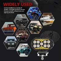 5.5 Inch Elliptical Hybrid Luminous Seagull Angel Eye Car Work Light thumbnail