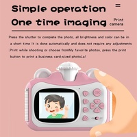 Smart Digital Kids Camera - Photo & Video - no Memory Card - Pink + White thumbnail