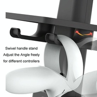 Universal Vr Headset Handle Bracket - Compatible with Pico4 Meta Quest Rift s Htc - Black thumbnail