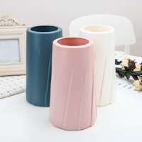 Creative Plastic Vase for Modern Decor - Simple Design - Blue thumbnail