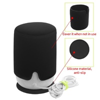 Black Dustproof Case for Homepod / Mini 2 Speaker with Anti-slip Pad thumbnail