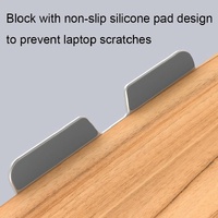 Adjustable Wooden Laptop Stand - Darkwood thumbnail