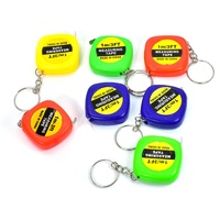Compact Square Tape Measure Keychain - Set of 4 thumbnail