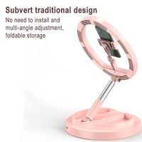 11 Inch Beauty Selfie Light With Desktop Bracket For Live Broadcast And Floor Use - Black thumbnail