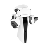 Ps5 / Psvr2 Headphone Storage Bracket With Charging Cable And Indicator Light - White thumbnail