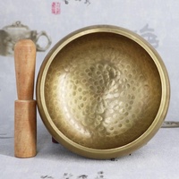 8.5cm Copper Buddha Sound Bowl Set with Mat Stick & Bag thumbnail