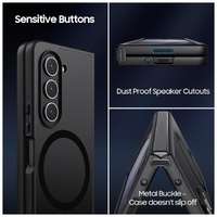 Ultra-thin Translucent Magsafe Case for Samsung Galaxy z Fold4 - Black thumbnail