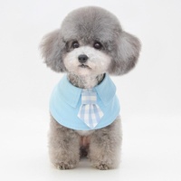 Pet Shawl Scarf Saliva Towel Dog Clothes Accessories - Size L - Green thumbnail
