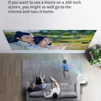 Portable Hd Projector - 1500 Lumens 1280X720 Resolution - Black thumbnail