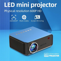 Portable Home Theater Lcd Projector - 1200 Lumens 1024X600 Same Screen Blue thumbnail