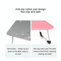 Adjustable Folding Laptop Desk with Non-slip W-shaped Legs - Portable and Compact - Hcb5116A thumbnail