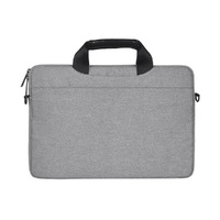 Stylish Zipper Laptop Bag with Shoulder Strap - Durable & Breathable - Black thumbnail