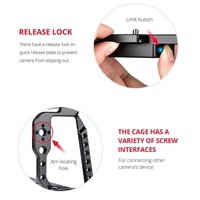 Video Camera Cage Stabilizer For Dji Bmpcc 4K - Black C9 thumbnail