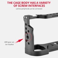 Sony Alpha 7C Video Camera Cage Stabilizer - Black thumbnail