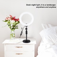 7.9 Rgbw Led Ring Light with Dual Colour Temperature and Phone Clamp thumbnail