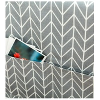 Kitchen Refrigerator and Washing Machine Dustproof Cover - 55x130cm - Gray Triangle thumbnail