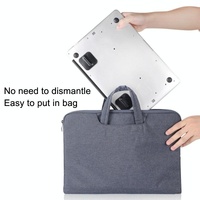 Foldable Laptop Stand - Portable and Compact - Black thumbnail