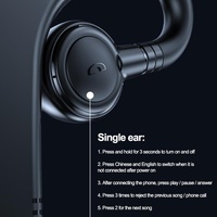Bluetooth V5.2 Single Earhook Business Headset - M99 - Pink thumbnail