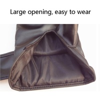 Half-Finger Boxing Gloves For Adults - Ideal For Fighting And Punching - Black thumbnail