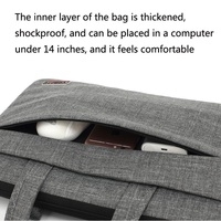 Waterproof Casual Laptop Bag For Business - 14 Inch Dark Gray thumbnail