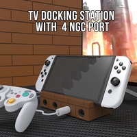 Universal Charging Dock for Nintendo Switch - Multi-functional - Brown thumbnail