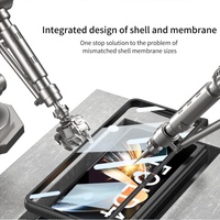 Full Coverage Ultra Thin Case for Samsung Galaxy z Fold 4 / 5g - Black thumbnail