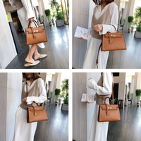Stylish Winter Crossbody Bag for Women - Single Shoulder Kelly Design - Black thumbnail