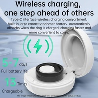 Smart Ring With Heart Rate Blood Oxygen Sleep & Sports Modes - Size 12 - White thumbnail