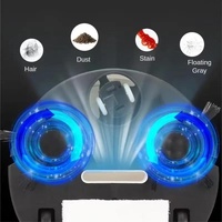 Smart Usb Charging Robot Vacuum Cleaner - Automatic Cleaning - Black thumbnail