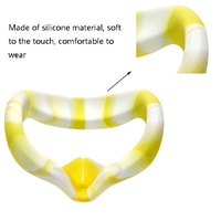 Silicone Vr Eye Cover for Oculus Quest 2 - Anti-sweat - White Pink thumbnail