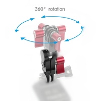 360 Degree Rotating Mount Adapter for Gopro Hero11 - Aluminium Alloy - Blue thumbnail