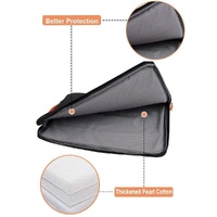 Travel Laptop Sleeve Bag - Portable Carry Case - Black - 11-12 Inch thumbnail