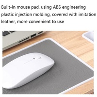 Black Wood Multifunctional Lazy Desk - Compact Design thumbnail