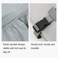 Portable Storage Bag for Dyson Hair Curler - Pu Leather - Grey thumbnail