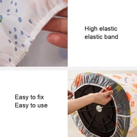 60x148cm Long All Round 3d Fan Dust Cover - Red Flower thumbnail