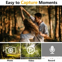 1080P Mini Action Cam For Sport Dv Video Recording 0.96 Inch Pocket Camera - Black thumbnail