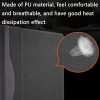 Protective Laptop Case for Hp Envy X360 15 Leather - Black thumbnail