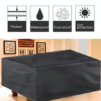 Water-repellent Billiard Table Cover - 225x116x82cm - Silver thumbnail