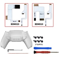 Customizable Dual Back Clip for Ps5 - White Diy Kit thumbnail