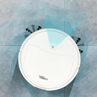 3-in-1 Smart Vacuum Cleaner Robot - Rechargeable Multifunctional Dry / Wet - White thumbnail