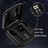 Wireless In-ear Earphone with Touch Control and Led Display - Bluetooth 5.0 - White thumbnail