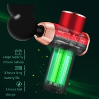 Compact 12V Muscle Relax Massage Gun - Mini Size - Black Green thumbnail