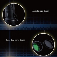 High Definition Night Vision Monocular Telescope - 40X60 12X Pocket Focusing - Black thumbnail