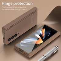 Foldable Phone Case with Pen and Stylus for Samsung Galaxy z Fold 4 / 5g - Black thumbnail
