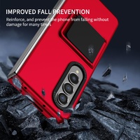 Foldable 3d Design Phone Case for Samsung Galaxy z Fold 4 / 5g - Red thumbnail