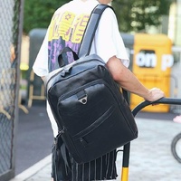 Men Casual Leather Shoulder Bag - Brown thumbnail