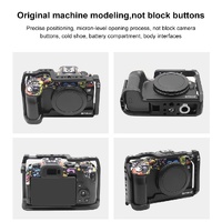 Metal Camera Cage For Canon Eos-Rp Stabilizer Rig - Black thumbnail