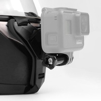 Universal Action Camera Helmet Mount - Compatible with Gopro Insta360 Dji and More thumbnail