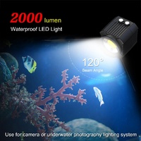 60m Waterproof Led Diving Light for Gopro Hero 12 - Perfect for Underwater Photography thumbnail